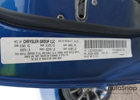 2013 Dodge Dart Aero из США, поврежденный, VIN 1C3CDFAH2DD306676